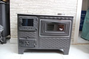 Füme Renk Camlı Kuzine Soba 40 lık BU ÜRÜNE ÖZEL KARGO BEDAVA